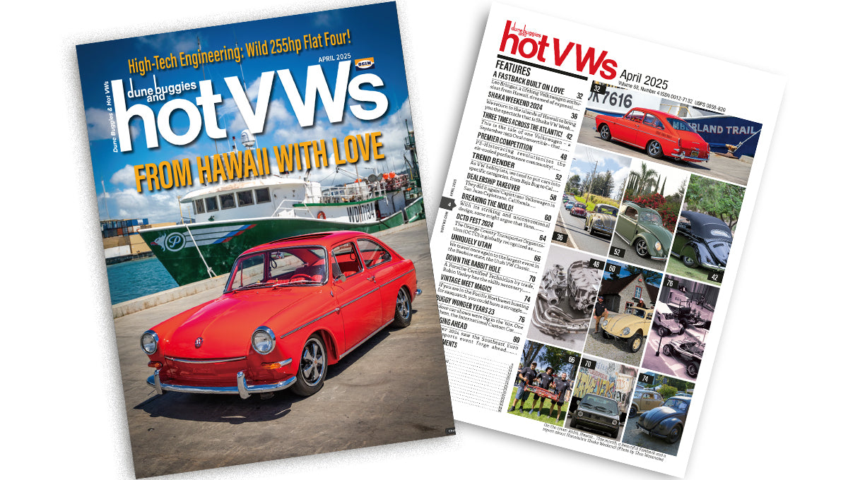 Hot VWs Magazine APRIL 2025 Edition Cover is OUT NOW!
