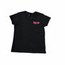 Official Hot VWs Women's Neon Pink logo V-Neck T-shirt
