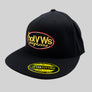 Official hot VWs logo embroidered Flat Bill FLEXFIT 210® Premium Fitted Cap