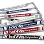Hot VWs Magazine Metal License Plate Frames (1 pair - 2 frames)