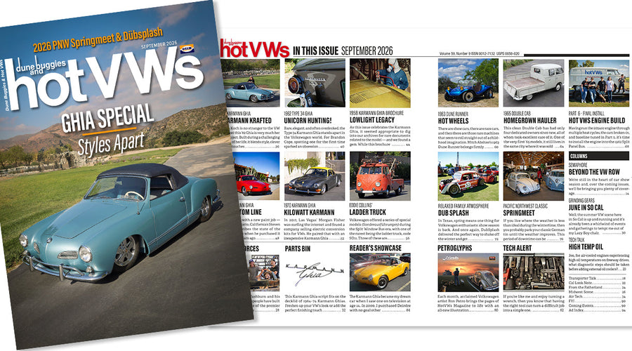 HOT VWS MAGAZINE SEPTEMBER 2026 IS OUT NOW!