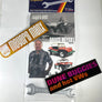 Hot VWs featuring Bruce Meyers wrench with Meyers Manx sticker and Dune Buggies & Hot VWs sticker.