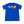 Blue t-shirt with 'hot VWs magazine' logo on the back against a black background