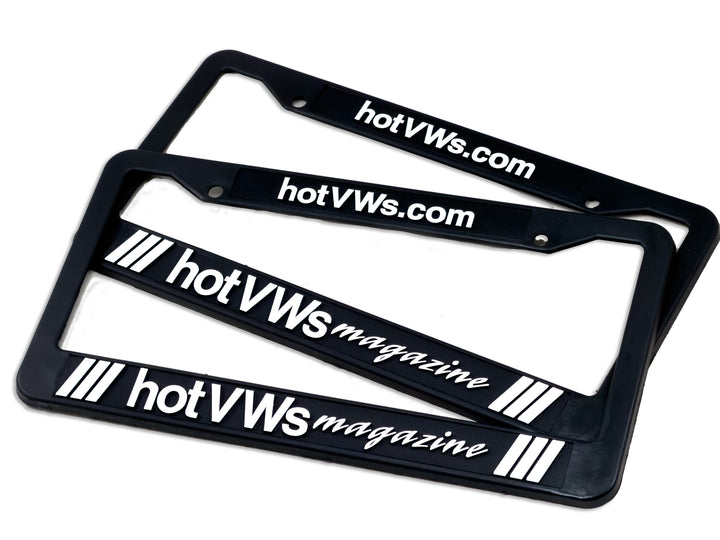 Hot VWs Magazine Plastic License Plate Frame (single - 1 frame)