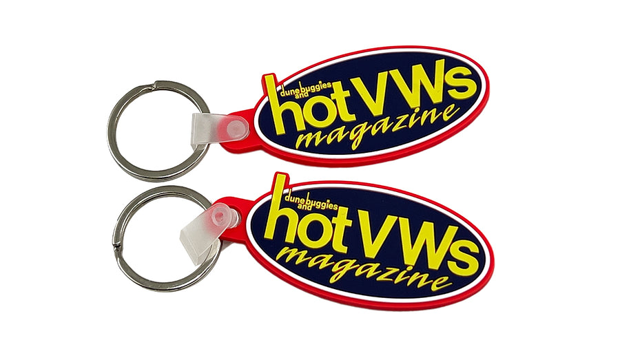 HotVWs 3D Logo Rubber Keychain