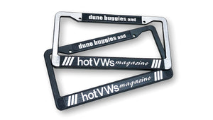 Hot VWs Magazine Plastic License Frames (1 pair - 2 frames)